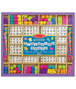 Melissa & Doug Wooden Stringing Beads
