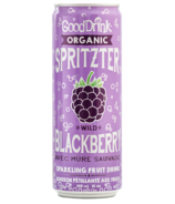 GoodDrink Organic Spritzter Sparkling Blackberry