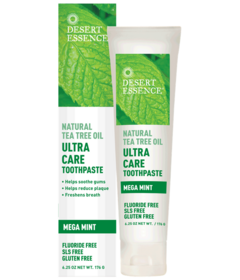 Desert Essence dentifrice soin ultra à l'huile de melaleuca 
