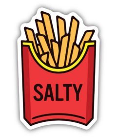 Stickers Northwest Salty French Fries Sticker