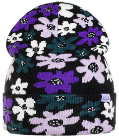 Bula Kids Flower Beanie Black