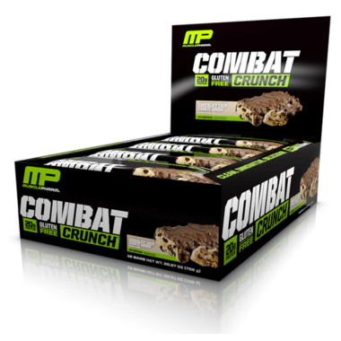 Musclepharm Combat Crunch Protein Bar Case Chocolate Chip Cookie Dough Musclepharm Combat Crunch Protein Bar Case Chocolate Chip Cookie Dough
