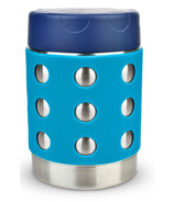Lunchbots Leak-Proof Thermal Lunch Container with Dots Aqua