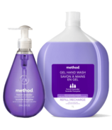 Method Violet Lavender Premium Gel Hand Wash & Refill Bundle