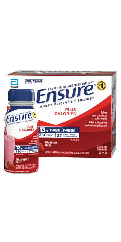 Ensure® Plus Calories – Gain Or Maintain A Healthy Weight