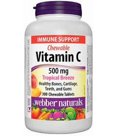 Webber Naturals Vitamin C 500mg Tropical Breeze