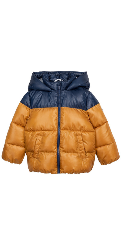 Buy miles the label Kids Polyfilled Jacket Woven Rust at