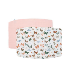 Little Unicorn Cotton Muslin Toddler Pillowcase Set Butterflies