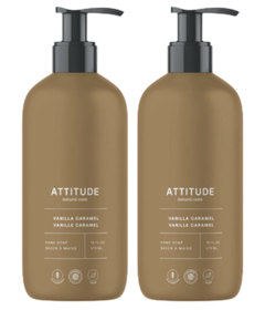 ATTITUDE Hand Soap Vanilla Caramel Bundle