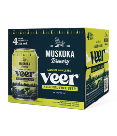 Muskoka Brewery Veer Non-Alcoholic Beer Lager with Lime