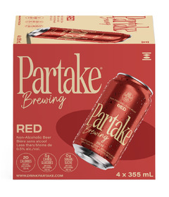 image of Partake Brewing Non-Alcoholic Beer Red with sku:332094