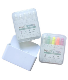 Cherrypick Dustless Chalk Crayons + Magnetic Holder Neon