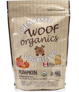 Woof Organics Biscuits pour chiens cuits au four - Citrouille
