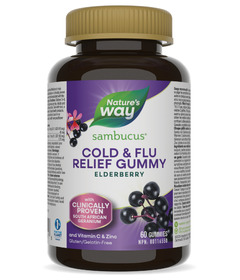 Nature's Way Sambucus Cold & Flu Relief Adult Gummies
