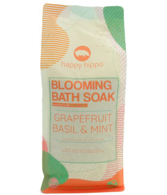 Happy Hippo Bath Co. Blooming Bath Soak Grapefruit Basil & Mint