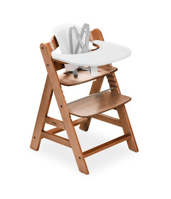 Hauck Alpha+ High Chair Set Walnut