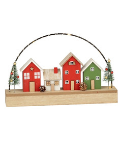 Silver Tree Table Piece Wood Village