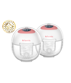 Ameda GLO Wearable Breast Pump for Dual Pumping