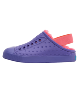 Native Shoes Kids Jefferson Cozy Clogs Ultra Violet and Dazzle Pink