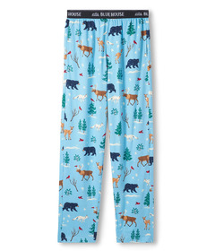 Hatley Little Blue House Men's Pajama Pants Winter Wonderland