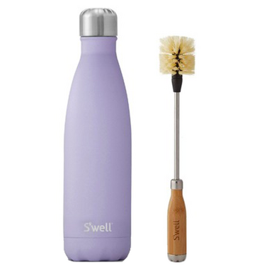 S\'well Purple Garnet Stainless Steel Water Bottle + Bottle Brush Bundle S\'well Purple Garnet Stainless Steel Water Bottle + Bottle Brush Bundle