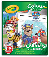 Crayola Colour & Sticker Book Paw Patrol