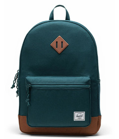 Sac à dos Herschel Supply Heritage, bleu marine/brun selle