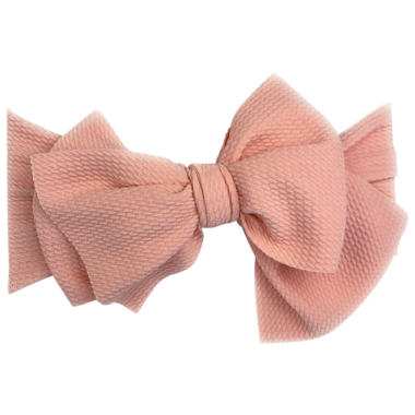 Buy Baby Wisp Giant Lana Bow Headband Dusty Rose at Well.ca | Free ...