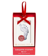 Pearhead Baby's Print Holiday Ornament 2024