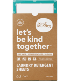 Kind Feuilles de Détergent pour le Linge Sans Parfum