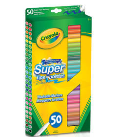 Crayola Super Tips 50 Washable Markers