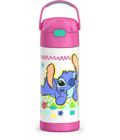 Thermos Stainless Steel FUNtainer Water Bottle with Straw Stitch