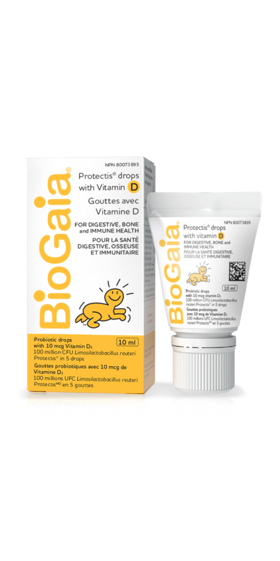 Acheter les gouttes probiotiques BioGaia avec vitamine D3 chez