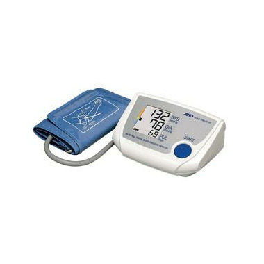 AnD LifeSource Digital Blood Pressure Monitors with SMALL Cuff, One Step  Plus Memory w/AC Adapter