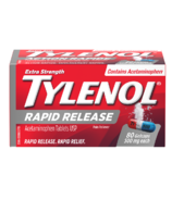 Tylenol gélules extra fortes soulagement rapide de douleur grande bouteille