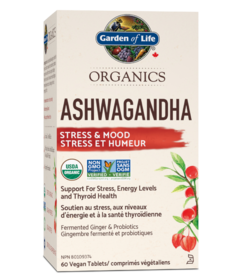 Garden of Life Organics Ashwagandha Stress & Mood Tablets