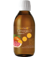 NutraSea +D Oméga-3 + Vitamine D Pamplemousse Tangerine