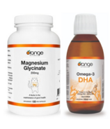 Orange Naturals BOGO Magnesium Glycinate + Omega-3 DHA Liquid Bundle