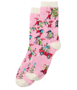 Hatley Little Blue House Pink Gnome For The Holidays Chaussettes Crew pour femmes