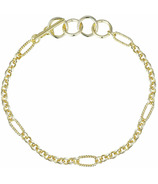 Natalie Wood Designs Eclipse Chain Bracelet Gold