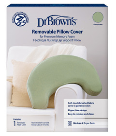Dr. Brown's Removeable Pillow Cover Storm Green