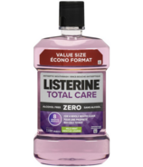 Bain de bouche sans alcool à la listerine Total Care Rince-bouche zéro fluorure