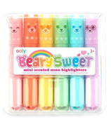 OOLY Beary Sweet Mini Neon Scented Highlighters 