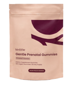 Bird&Be Gentle Prenatal Gummies Sour Peach Mango