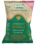 Baby Gourmet Finger Foods Carrot Sticks Lentil & Chickpea Puffs