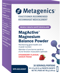 Metagenics MagActive Magnesium Balance Powder Strawberry Lemonade