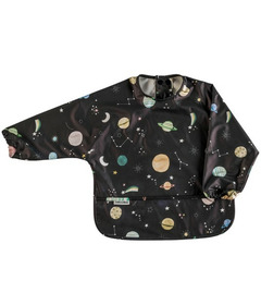 Loulou Lollipop Long Sleeve Waterproof Bib Planets