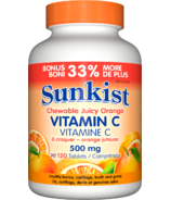 Sunkist Vitamin C Chewable Juicy Orange
