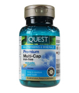 Quest premium multi-capsule multi-vitamines sans fer et minéraux