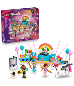 LEGO Friends Costume Party with Unicorn & Fairy Pretend-Play Building Kit